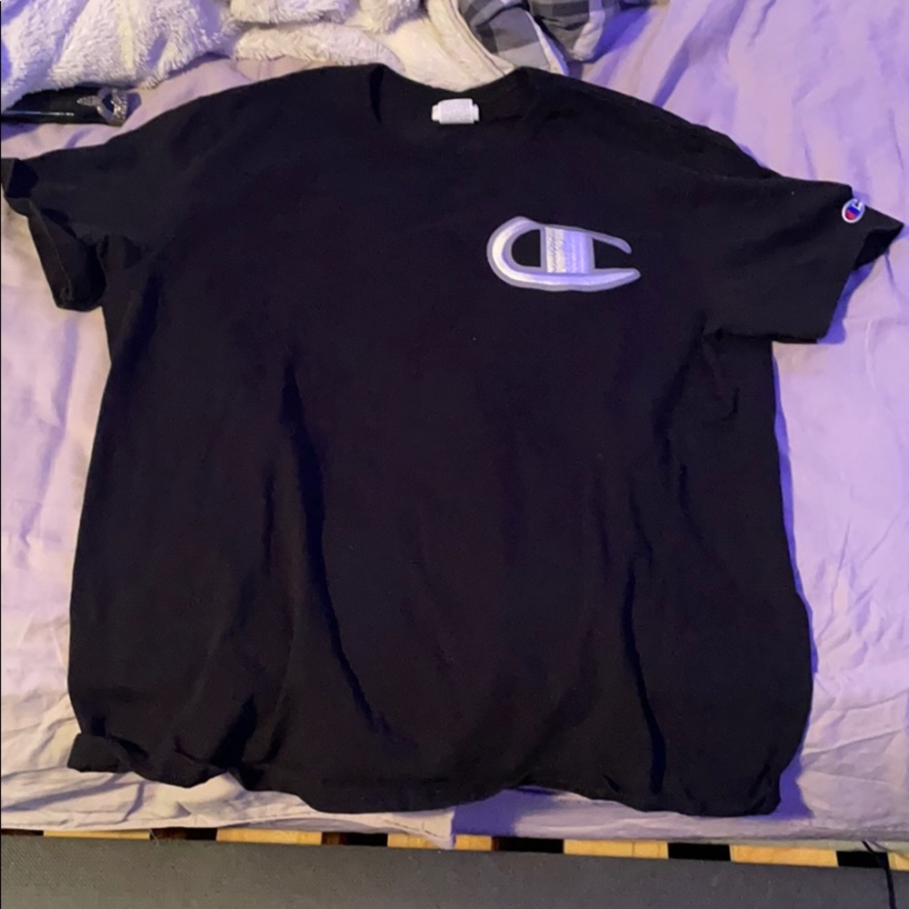 Champion Logo T-Shirt Black